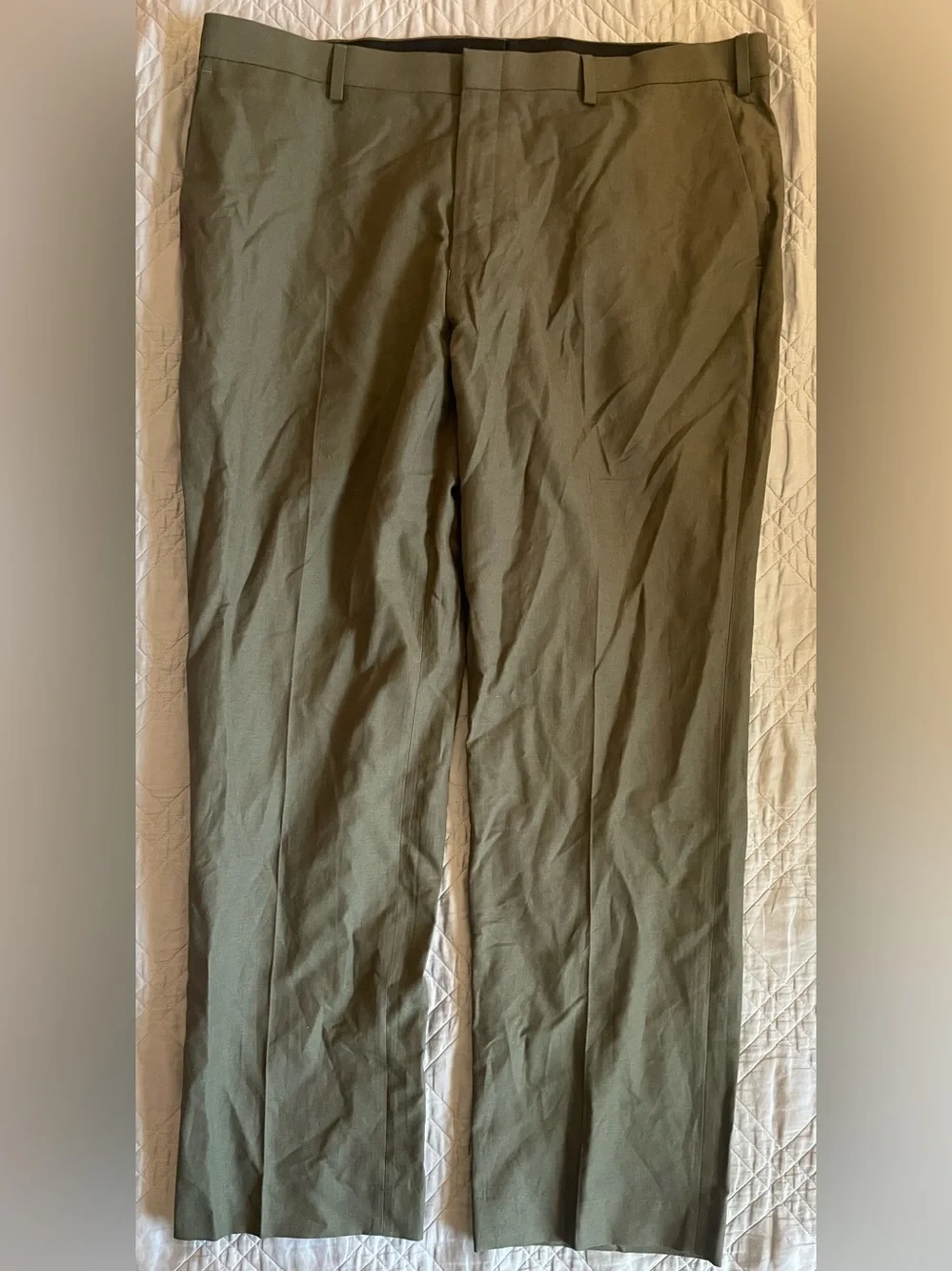 J. Crew Crosby Classic-fit suit pant in Baird McNutt cotton-linen blend 38 CR632